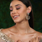 Chand Kundan Earrings - Ruby Raang | Swadesiicart
