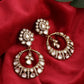 Chand Kundan Earrings - Ruby Raang | Swadesiicart