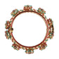 Rajwada Red - Green Hues Handcrafted Heavy Bangle - Ruby Raang - Swadesiicart