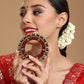 Meenakari Handcrafted Heavy Bangle - Ruby Raang - Swadesiicart