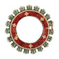 Meenakari Handcrafted Heavy Bangle - Ruby Raang - Swadesiicart