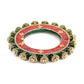 Meenakari Handcrafted Heavy Bangle - Ruby Raang - Swadesiicart