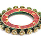 Meenakari Handcrafted Heavy Bangle - Ruby Raang - Swadesiicart