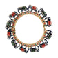 Elephant Blue Meenakari Handcrafted Heavy Bangle - Ruby Raang - Swadesiicart