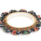 Elephant Blue Meenakari Handcrafted Heavy Bangle - Ruby Raang - Swadesiicart