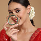 Multi Meenakari Handcrafted Heavy Bangle - Ruby Raang - Swadesiicart