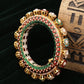 Multi Meenakari Handcrafted Heavy Bangle - Ruby Raang - Swadesiicart