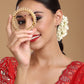 Handcrafted Pearl Heavy Bangle - Ruby Raang - Swadesiicart