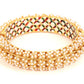 Handcrafted Pearl Heavy Bangle - Ruby Raang - Swadesiicart