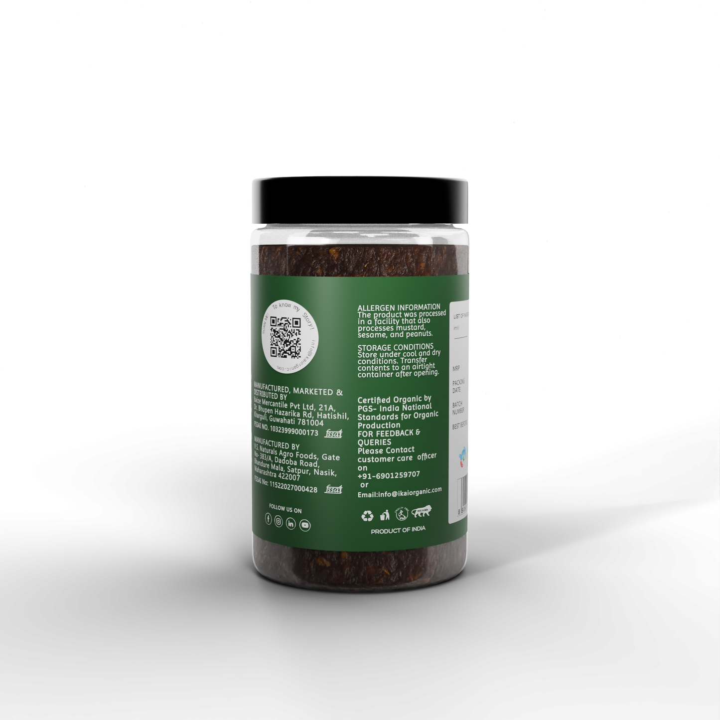 4 - Natural Seedless Tamarind -100g
