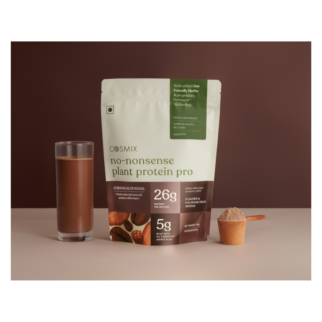 Cosmix no nonsense Plant Protein Pro Chikmagalur Mocha | Swadesiicart