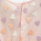 Ahalyaa Pink Net Glitter Print kids Dress For Girls | Swadesiicart