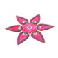 Kundan HandiKrafts Drop Rangoli Pink (Medium) - Swadesiicart