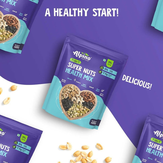 Alpino 7-in-1 Super Nuts Health Trial Mix | Swadesiicart