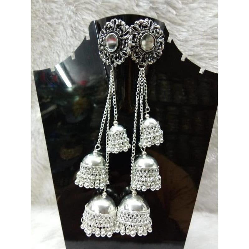 MS Fashion India Latest Fashion Kashmiri Multiple Hanging Jhumka Earrings | Swadesiicart