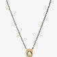 Gold-Polished Black Beaded White Kundan Studded Mangalsutra - Ruby Raang | Swadesiicart