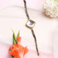 Black Kundan Mangalsutra Bracelet - Ruby Raang - Ruby Raang Studio