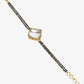 Black Kundan Mangalsutra Bracelet - Ruby Raang - Swadesiicart