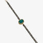Black Gold-Polished Kundan Mangalsutra Bracelet - Ruby Raang - Swadesiicart