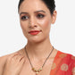 Black White Kundan Studded Mangalsutra - Ruby Raang | Swadesiicart