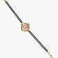 Women's Black Gold-Polished Kundan Mangalsutra Bracelet - Ruby Raang - Swadesiicart