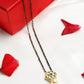 Women's Black Gold-Polished Kundan Mangalsutra - Ruby Raang | Swadesiicart