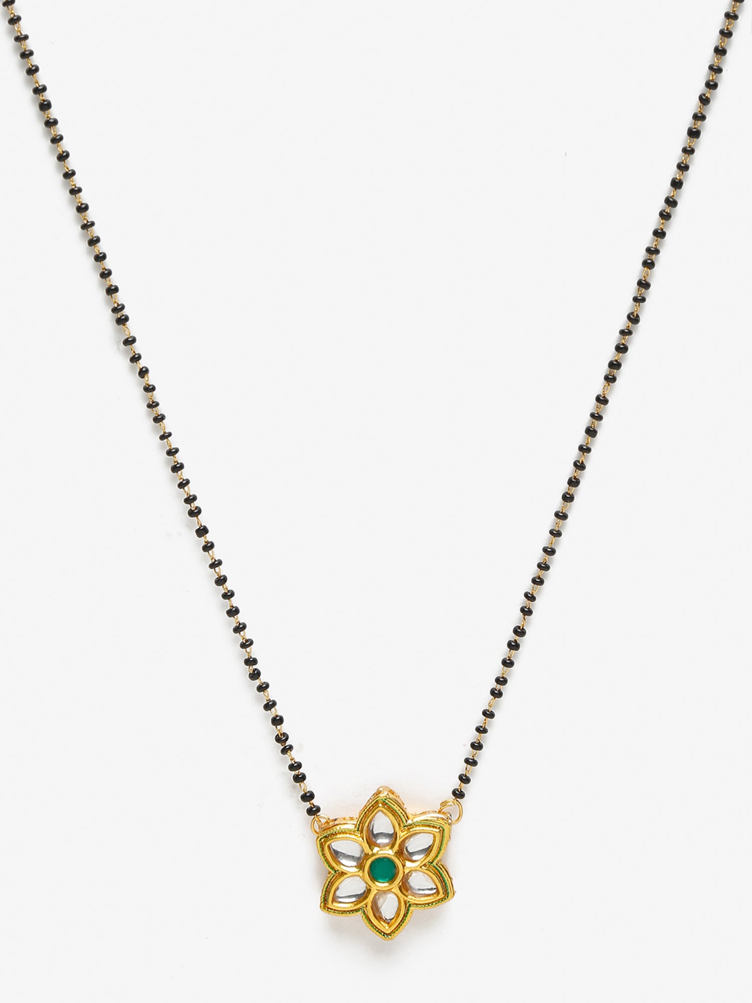 Women's Kundan Mangalsutra - Ruby Raang | Swadesiicart