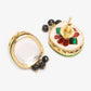 Gold-Polished White Black Kundan-Studded Beaded Handcrafted Jewellery Set - Ruby Raang - Swadesiicart