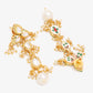 Gold-Polished White Kundan Stone Studded Jewellery Set - Ruby Raang - Swadesiicart