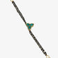 Women's Black Kundan Mangalsutra Bracelet - Ruby Raang - Swadesiicart