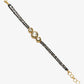 Black Gold-Toned Kundan Mangalsutra Bracelet - Ruby Raang - Swadesiicart