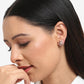 Rose Gold Contemporary Drop Earrings - Ruby Raang - Swadesiicart