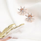 Rose Gold Contemporary Drop Earrings - Ruby Raang - Ruby Raang Studio