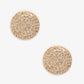 Rose Gold Contemporary Studs Earrings - Ruby Raang - Swadesiicart