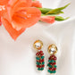 Multicoloured Contemporary Drop Earrings - Ruby Raang - Ruby Raang Studio