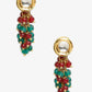 Multicoloured Contemporary Drop Earrings - Ruby Raang - Swadesiicart