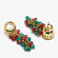 Multicoloured Contemporary Drop Earrings - Ruby Raang - Swadesiicart