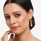 Gold-Toned Contemporary Ear Cuff Earrings - Ruby Raang - Swadesiicart
