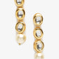 Gold-Toned Contemporary Ear Cuff Earrings - Ruby Raang - Swadesiicart