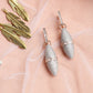 Rose Gold-Polished Silver-Toned Contemporary Drop Earrings - Ruby Raang | Swadesiicart