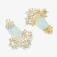 Blue Contemporary Drop Earrings - Ruby Raang | Swadesiicart