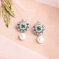 Multicoloured Floral Drop Earrings - Ruby Raang | Swadesiicart