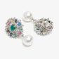 Multicoloured Floral Drop Earrings - Ruby Raang | Swadesiicart