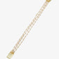 Women's Gold-Toned White Pearls Handcrafted Gold-Polished Multistrand Bracelet - Ruby Raang - Swadesiicart