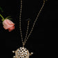 Gold-Polished White Kundan-Studded Pearl Beaded Handcrafted Maatha Patti - Ruby Raang | Swadesiicart