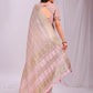 Shree Shyam Fashion Organza Peach Saree
