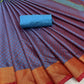 Vamika Banarasi Jacquard Weaving Rama Green Saree | Swadesiicart