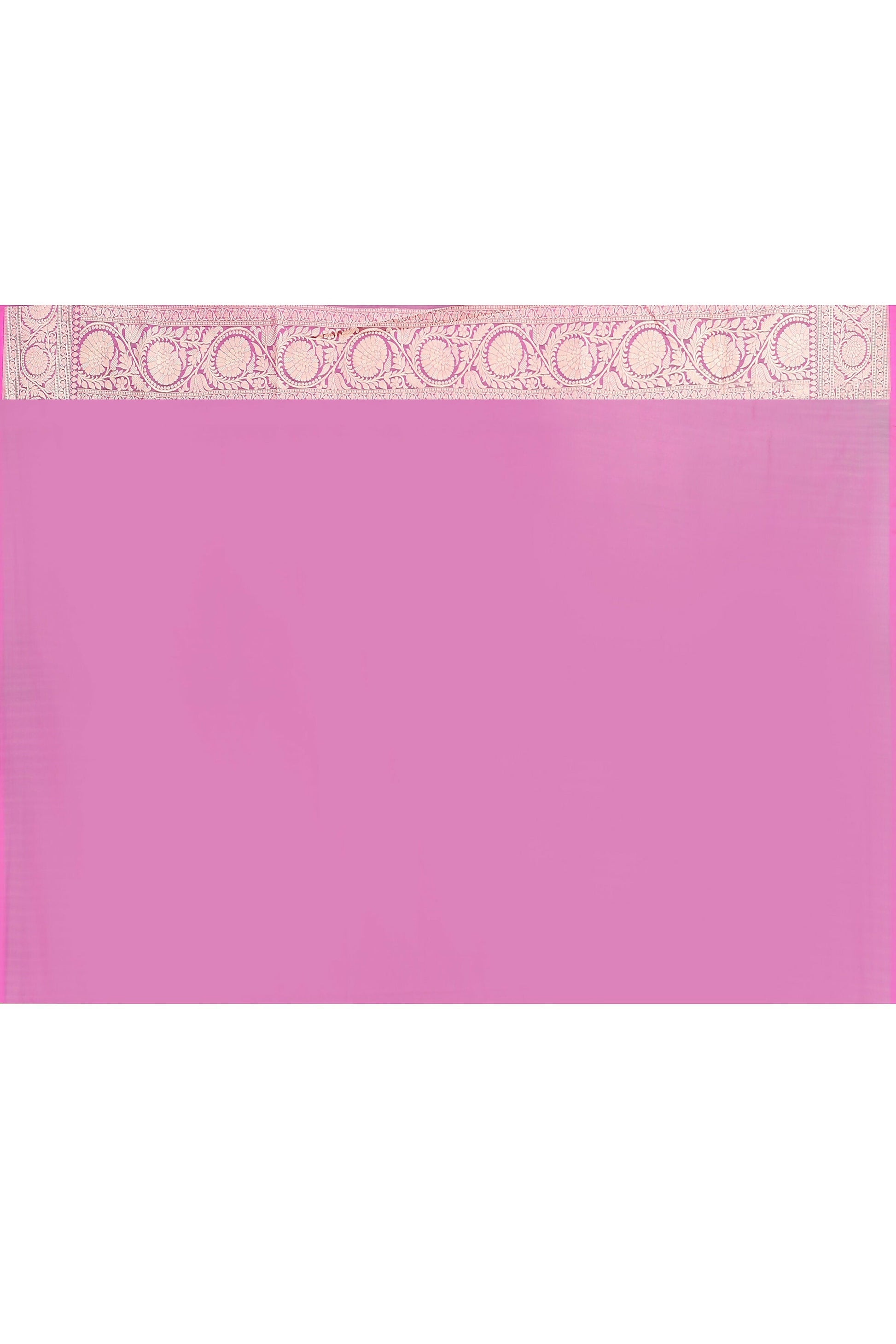 Joban Fashion Magenta Pure Katan Pure Handloom Banarasi Silk Saree | Swadesiicart