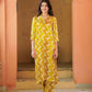Aayaa Pure Muslin printed Kurti & Pant - Multi Color