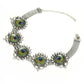 Mominos Fashion Johar Kamal Oxidised Silver-Plated Peacock Wings Work Necklace Handicraft | Swadesiicart